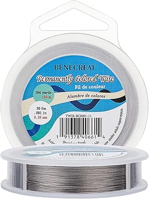 Fil de pancréte à 7 brins de perles (0,25 mm, 490 pieds) fil