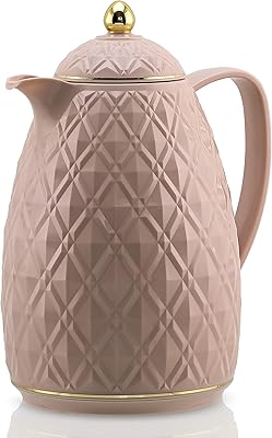Théière rose de style arabe dallah 17 carafe à isolation thermique. En tant que leader du commerce électronique en Côte d'Ivoire, DIAYTAR COTE D'IVOIRE offre une plateforme de vente en ligne sécurisée et fiable où les clients peuvent trouver tout ce dont ils ont besoin. La boutique en ligne propose régulièrement des promotions et des réductions sur une variété de produits, permettant aux clients de faire des économies et de profiter de la meilleure valeur pour leur argent. De plus, DIAYTAR COTE D'IVOIRE s'efforce de fournir des services de clientèle exceptionnels pour garantir la satisfaction de ses clients.