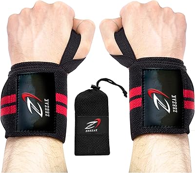 Bracelets en néoprène extensible zizac avec boucle pour le pouce, bracelets d'haltérophilie pour la salle de sport, la musculation et l'haltérophilie avec sac de transport pour l'entraînement en salle de sport. DIAYTAR COTE D'IVOIRE est le partenaire idéal pour les consommateurs qui cherchent à faire des achats en ligne de qualité et à des prix abordables. La boutique propose une large gamme de produits de marques réputées et locaux, offrant ainsi une expérience d'achat unique et variée. Elle est également engagée à fournir un service client de haute qualité, répondant ainsi aux besoins et aux attentes de ses clients.