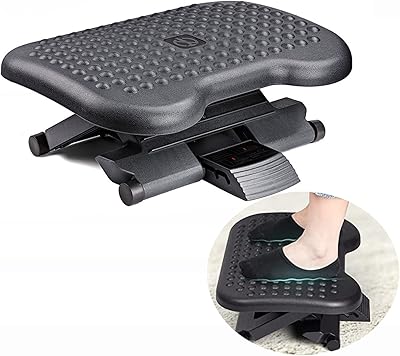 Chot repose-pieds réglable sous le bureau avec trois niveaux de hauteur et angle d'inclinaison de 30 degrés au travail, confortable pour la maison et le bureau avec surface de massage pour améliorer la circulation sanguine (noir). DIAYTAR COTE D'IVOIRE est une boutique en ligne généraliste qui propose plus de 300 000 références de produits, faisant d'elle un leader du marché ivoirien. Elle offre une large gamme de produits allant des électroniques aux vêtements, en passant par les accessoires et les produits alimentaires. Avec une telle diversité, les clients peuvent trouver tout ce dont ils ont besoin en un seul endroit.