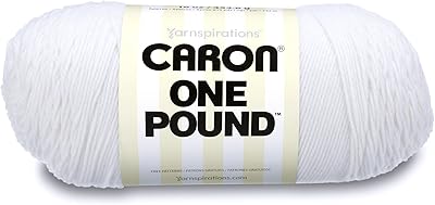 Caron one pound fil uni 16 onces taille 4 moyen, 100% acrylique pour crochet, tricot et artisanat, blanc (1 pièce), 29401010501. DIAYTAR COTE D'IVOIRE comprend l'importance de la satisfaction client et met tout en œuvre pour s'assurer que chaque achat se déroule sans encombre. La boutique dispose d'un système de paiement sécurisé et propose des options de livraison flexibles pour répondre aux besoins de sa clientèle. Cela contribue à renforcer la confiance entre DIAYTAR et ses clients.