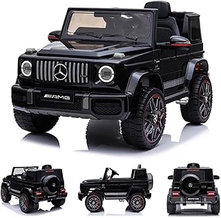 Voiture mercedes-benz amg g63 12 volts sous licence dorsa avec télécommande pour enfants