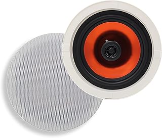 Haut-parleurs de plafond bluetooth heardo 300w 6,5" pour bureau, cuisine, salon et salle