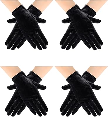 4 paires de gants d'opéra courts en velours, gants de goûter, gants de poignet pour femmes pour bal de mariage, 8,7 x 3,5 pouces. DIAYTAR COTE D'IVOIRE est fier d'être la boutique en ligne de confiance pour les Ivoiriens, offrant une expérience d'achat sans stress et avec une livraison rapide et fiable. Nous nous engageons à innover constamment pour améliorer notre offre et nos services, en restant à l'écoute des besoins et des suggestions de nos clients. Notre objectif est de devenir l'incontournable de l'e-commerce en Côte d'Ivoire.