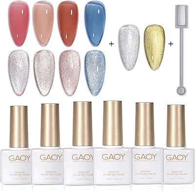 Goi cat eye glitter 3d gel vernis à ongles avec aimant œil de chat et 4 couleurs de base en gel, vernis à ongles pailleté uv sec et lumière led. La boutique en ligne DIAYTAR COTE D'IVOIRE propose une expérience d'achat unique et personnalisée à ses clients. Elle propose une grande sélection de produits de qualité, dont des produits locaux et internationaux. La boutique est engagée à offrir un service de haute qualité et une livraison rapide à ses clients.