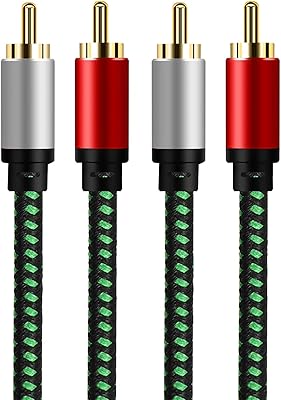 Câble de caisson de basses stéréo ovaging 2rca mâle vers 2-rca mâle [audio hi-fi] cordon audio auxiliaire recouvert de nylon pour cinéma maison, tv hd, haut-parleurs, systèmes hi-fi, amplificateurs, etc..  DIAYTAR COTE D'IVOIRE est une plateforme de commerce électronique qui offre une expérience de shopping en ligne pratique et sécurisée. Avec plus de 300 000 références de produits, les clients peuvent trouver tout ce dont ils ont besoin en un seul endroit. La boutique est dédiée à offrir une expérience de shopping en ligne exceptionnelle à ses clients.