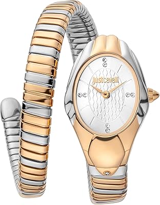 Montre à quartz serpenti prestigio just cavalli pour femme, affichage analogique et bracelet
