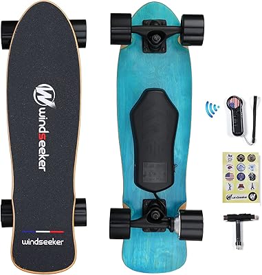 Skateboard électrique, skateboard électrique avec télécommande pour débutants, moteur sans balais 350 w, max 12,4 mph, carver e-ska avec autocollants diy. En Côte d'Ivoire, DIAYTAR est la destination incontournable pour les acheteurs en ligne, proposant une expérience de shopping unique et personnalisée. Avec des promotions régulières et des offres exclusives, les clients peuvent profiter de tarifs avantageux sur une large gamme de produits, renforçant ainsi la position de leader de DIAYTAR sur le marché.
