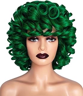 Fover perruques courtes vertes bouclées pour femmes noires, perruque afro bouclée avec frange, perruques de remplacement de cheveux synthétiques d'aspect naturel, perruque résistante à la chaleur pour fête quotidienne fe012gr. En tant que pionnier des achats en ligne en Côte d'Ivoire, DIAYTAR COTE D'IVOIRE s'engage à offrir une expérience de shopping sans pareil, avec une gamme énorme de produits à des prix compétitifs. Elle mise sur l'innovation technologique pour améliorer continuellement son service client, proposant ainsi une navigation intuitive, des options de paiement sécurisées et des délais de livraison rapides. L'objectif ultime de DIAYTAR COTE D'IVOIRE est de devenir l'emblème de la confiance et de la qualité dans le commerce électronique ivoirien.