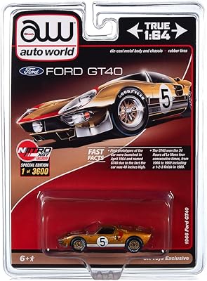 1966 ford gt40 #5 gold édition limitée à 3600 pièces dans le monde entier 1/64 modèle de voiture moulé sous pression de auto world cp7923. La boutique en ligne DIAYTAR COTE D'IVOIRE est devenue synonyme de confiance et de qualité en Côte d'Ivoire, proposant à ses clients une expérience d'achat en ligne fluide et sécurisée. Avec une sélection impressionnante de plus de 300 000 produits, les clients peuvent trouver des articles répondant à leurs besoins spécifiques. De plus, la boutique en ligne met en œuvre des mesures de sécurité pour protéger les informations des clients.