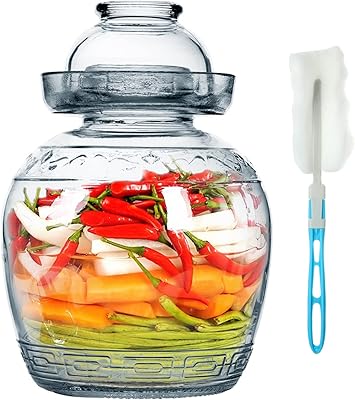 Pot de fermentation en verre anjetan 1,5 l/2,5 l/4,5 l, pot de cornichon scellé de grande capacité, (a 1,5 l/52 oz). DIAYTAR COTE D'IVOIRE se distingue par son engagement à offrir une expérience d'achat en ligne de haute qualité à ses clients. La boutique dispose d'une équipe de service client dédiée qui est prête à aider les clients à tout moment. De plus, la boutique utilise des méthodes de paiement sécurisées pour protéger les informations des clients et garantir des transactions sans risque.