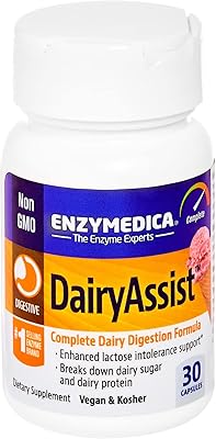 Enzymedica - dairy assist, soutien enzymatique pour aider à digérer les produits laitiers et soulager les gaz et les ballonnements occasionnels, 30 capsules. Avec plus de 300 000 références de produits, Diaytar Côte d'Ivoire est la destination idéale pour les Ivoiriens qui cherchent à acheter en ligne. La boutique en ligne propose une large gamme de catégories de produits, allant de l'informatique et de l'électronique aux produits de beauté et aux accessoires de mode. Diaytar Côte d'Ivoire est déterminée à devenir la référence incontournable du commerce en ligne en Côte d'Ivoire et à offrir à ses clients une expérience d'achatunique et mémorable.