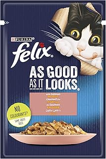 Purina felix as good as it luxe sachet de nourriture pour chat, au saumon en gelée, 85 g. En tant que boutique en ligne généraliste, DIAYTAR COTE D'IVOIRE propose une large gamme de produits allant des électroniques aux produits alimentaires. Avec plus de 300 000 références, les clients peuvent trouver tout ce dont ils ont besoin en un seul endroit. La boutique est réputée pour ses prix compétitifs et sa livraison rapide.