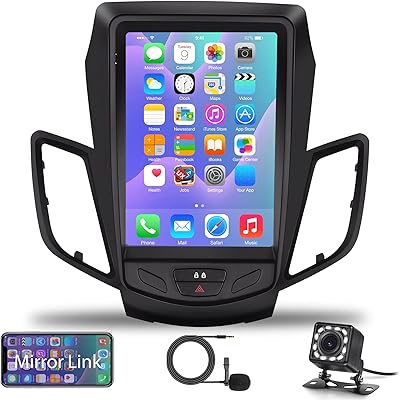 Autoradio android pour ford fiesta 2009-2015 avec connexion miroir et écran tactile remode