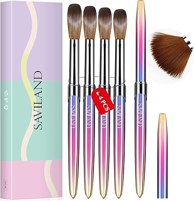 Safyland kolinsky ensemble de 4 pinceaux à ongles en acrylique taille 10/12/14/16 pour pinceaux à poudre acrylique pour l'allongement et la sculpture des ongles à la maison et dans les salons de beauté. Avec plus de 300 000 références à portée de clic, DIAYTAR COTE D'IVOIRE est la destination idéale pour vos besoins en produits divers. Nous nous efforçons de vous proposer le meilleur choix, les meilleurs prix et un service client de haute qualité pour que vous reveniez nous voir pour tous vos achats en ligne.