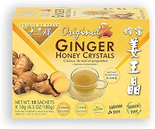 10 paquets de cristaux de miel de gingembre (paquet de 8)