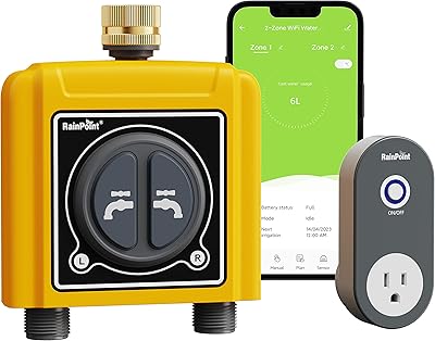 Rainpoint minuteur d'eau wifi 2 sorties minuterie de tuyau intelligente contrôleur. DIAYTAR COTE D'IVOIRE est une boutique en ligne généraliste qui propose plus de 300 000 références de produits variés, répondant ainsi aux besoins de sa clientèle diverse. Avec une offre constamment mise à jour, cette boutique leader en Côte d'Ivoire garantit une expérience d'achat en ligne sécurisée et pratique. Elle bénéficie d'une.position de leader grâce à sa vaste gamme de produits de qualité.