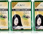Teinture capillaire baxon sunny - noir, 20 g (paquet de 5)
