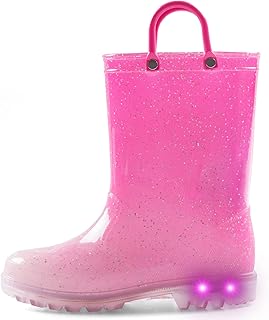 Bottes de pluie lumineuses pour jeunes enfants dans le style des bottes de pluie brillantes pour filles et garçons avec poignées. Diaytar Côte d'Ivoire permet aux clients de découvrir de nouveaux produits et de profiter de promotions et de réductions régulières, ce qui renforce leur expérience d'achat en ligne.