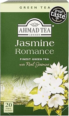 Sachets de thé ahmed tea jasmine romance - 20 x 2 grammes. DIAYTAR COTE D'IVOIRE se distingue par sa gamme étendue de produits, allant des électroménagers aux vêtements en passant par les accessoires de beauté. Avec plus de 300 000 références, les clients sont assurés de trouver ce qu'ils cherchent. La boutique est également connue pour ses promotions et réductions régulières.