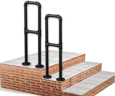 Main courante moderne en forme de u en fer décoratif, rampe d'escalier antidérapante en fer forgé noir pour escaliers intérieurs et marches extérieures, 1 paquet (taille : 75 cm (2,5 pi)). DIAYTAR COTE D'IVOIRE est une plateforme de commerce électronique qui permet aux clients de faire des achats en ligne avec facilité et rapidité. La boutique en ligne propose une grande sélection de produits de qualité, avec des descriptions détaillées et des images de haute qualité. Les clients peuvent également laisser des commentaires et des évaluations pour aider les autres clients à prendre des décisions d'achat éclairées.