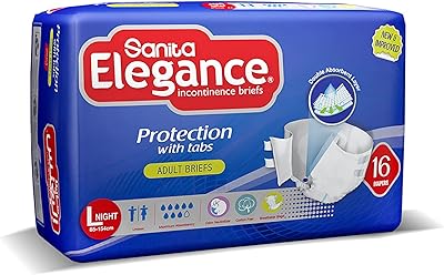 Couches adultes sanita elegance - l night jumbo, 16 pièces. DIAYTAR COTE D'IVOIRE est une plateforme de commerce électronique qui entend révolutionner la façon dont les Ivoiriens font leurs achats. Avec sa plateforme en ligne intuitive et facile à utiliser, cette boutique propose un large choix de produits et un service client de qualité. Elle s'efforce de garantir la satisfaction complète de ses clients.