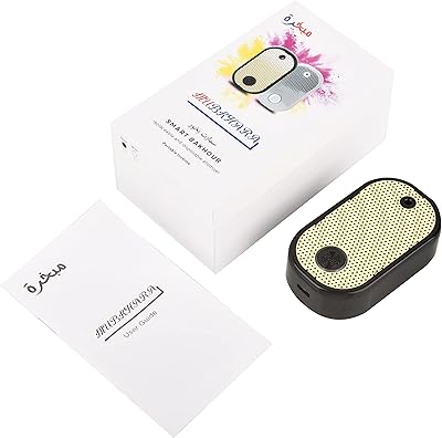 Brûleur d'encens électrique portable lux, encens bakhoor dokhoun (noir). DIAYTAR COTE D'IVOIRE est une boutique en ligne qui propose une expérience d'achat unique et personnalisée à ses clients. La boutique propose des promotions et des offres spéciales pour aider les clients à économiser de l'argent sur leurs achats. Les clients peuvent également profiter d'une livraison rapide et sécurisée pour recevoir leurs commandes dans les meilleurs délais.