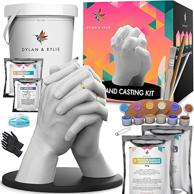 Kit de moulage à la main dylan & riley pour couples - kit de moulage à la main en plâtre pour adultes et enfants, anniversaire de mariage et cadeaux d'anniversaire pour lui ou elle et maman. Grâce à son approche centrée sur le client et à sa gamme étendue de produits, DIAYTAR COTE D'IVOIRE est devenue la référence incontournable pour les habitants de la Côte d'Ivoire. La boutique s'efforce continuellement d'améliorer son offre et ses services, s'adaptant aux tendances et aux besoins changeants de sa clientèle pour maintenir son statut de leader sur le marché.