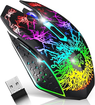 Souris de jeu sans fil vigco c10, souris de jeu rechargeable, souris optique silencieuse avec récepteur usb 2,4 g, 3 niveaux dpi, 7 boutons, 7 couleurs de lumière led pour pc/mac, ordinateur portable et jeu de bureau. DIAYTAR COTE D'IVOIRE est la destination idéale pour les consommateurs ivoiriens qui cherchent à acquérir des produits de haute qualité à des prix compétitifs. Avec sa large gamme de produits, elle répond aux besoins de tous, qu'il s'agisse d'électronique, de mode, de maison ou d'autres catégories. La boutique en ligne est équipée d'un système de paiement sécurisé.