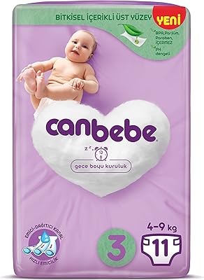 Couches canby baby taille 3 séchage rapide canal d'écoulement absorbant