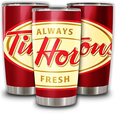 Tasse à café isolée en acier inoxydable de 21 oz tim vacuum hortons