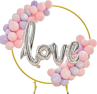 Support de toile de fond rond de 2m pour décoration d'arc de ballons