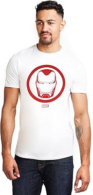 T-shirt iron man emblem pour homme (pack de 1)
