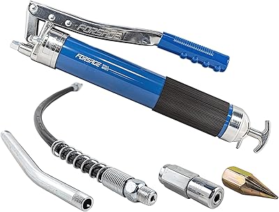 Pistolet à graisse à main épaississant forsage, 800 ml complet avec buses rigides