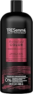 Shampoing tresemmé revitalized color vibrance & shine pour cheveux colorés formulé avec la technologie