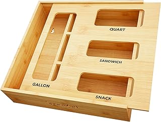 Organisateur de rangement pour tiroir de cuisine spaceaid, organisateur en bambou, compatible avec gallons, quarts, sandwichs et collations de tailles assorties (1 boîte 4 emplacements). La boutique en ligne DIAYTAR COTE D'IVOIRE s'est imposée comme leader sur le marché ivoirien, proposant à ses clients une expérience d'achat en ligne enrichissante et sécurisée. Avec une offre de plus de 300000 articles, elle répond aux attentes des consommateurs ivoiriens en leur offrant une gamme étendue de produits de qualité à des prix compétitifs.