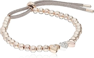 Bracelet pour femme décoré avec amour, or rose de buckley london, métal non
