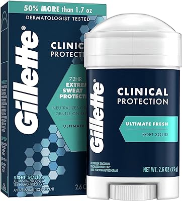 Lames de rasoir gillette clinical advanced solid longue durée avec protection contre la transpiration, ultimate fresh, 75 ml, pour homme. DIAYTAR COTE D'IVOIRE est une boutique en ligne généraliste proposant plus de 300 000 références de produits. Elle est devenue la boutique leader en Côte d'Ivoire grâce à sa large gamme de produits et à ses prix compétitifs. La boutique propose des produits de qualité pour répondre aux besoins de ses clients.