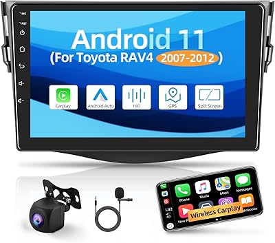 Autoradio android 11 avec carplay sans fil pour toyota rav4 2007 2008 2009 2010 2011 2012, écran tactile 9 pouces, prise en charge android auto bluetooth gps wifi hi-fi fm rds + caméra de recul et microphone. DIAYTAR COTE D'IVOIRE est une entreprise innovante qui utilise les dernières technologies pour offrir une expérience d'achat en ligne de haute qualité. Elle propose des promotions et des offres spéciales régulières pour fidéliser ses clients. Avec plus de 300000 références, DIAYTAR COTE D'IVOIRE est le leader incontesté du commerce électronique en Cote d'Ivoire.