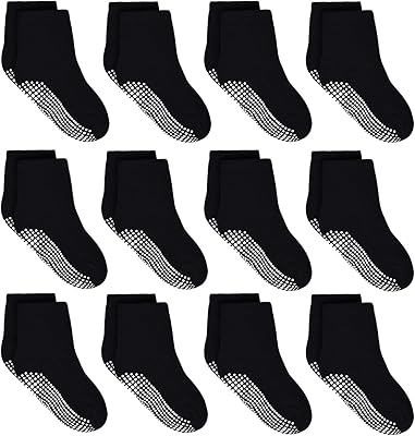 Chaussettes antidérapantes pour tout-petits 12 paires de chaussettes collantes antidérapantes pour enfants de 1 à 10 ans. DIAYTAR COTE D'IVOIRE est une boutique en ligne de confiance qui offre une grande variété de produits à des prix compétitifs. Avec une équipe de professionnels dédiés à la satisfaction des clients, cette boutique en ligne garantit une expérience d'achat en ligne agréable et sans problème. Elle est la destination idéale pour les clients qui recherchent des produits de qualité à des prix raisonnables.