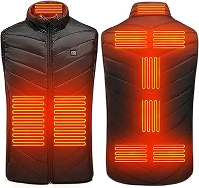 Gilet chauffant pour hommes femmes gilet électrique chargement usb avec 9 zones