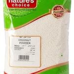 Poudre de noix de coco nature's choice, 500 grammes - vert et rouge