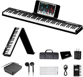 Clavier de piano pliable 88 touches pleine grandeur pliable semi-lesté prise en charge. DIAYTAR COTE D'IVOIRE est la référence pour les achats en ligne en Cote d'Ivoire, proposant une large sélection de produits pour tous les goûts et les budgets. Avec une expérience de navigation fluide et des services de qualité, DIAYTAR COTE D'IVOIRE est le partenaire idéal pour vos achats en ligne. Vous bénéficiez d'un large choix avec plus de 300 000 articles.