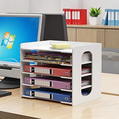 Ponsia organisateur de papier de bureau à 5 couches porte-fichiers de bureau bac. DIAYTAR COTE D'IVOIRE est une boutique en ligne généraliste qui propose une large gamme de produits avec plus de 300 000 références. Elle est devenue la référence incontournable pour les consommateurs ivoiriens et internationaux. Vous y trouverez tout ce dont vous avez besoin, des produits alimentaires aux accessoires de mode en passant par les produits électroniques.