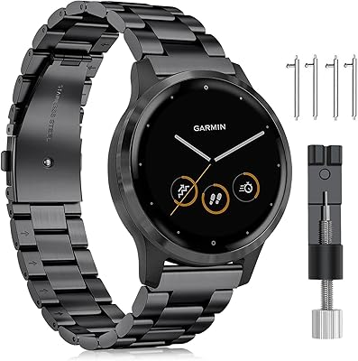 Bracelet vinti compatible avec garmin vivo active 4s-venu 2s-vivomove 3s bracelet de remplacement en acier. Avec plus de 300 000 produits à disposition, DIAYTAR COTE D'IVOIRE répond à tous les besoins des consommateurs. De l'électronique aux produits alimentaires, en passant par les vêtements et les accessoires, la boutique en ligne généraliste propose une offre complète. Les clients bénéficient d'une navigation intuitive et d'un service client de qualité.