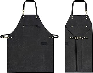 Tablier de chef unisexe en tissu noir avec bretelles réglables et grandes poches pour femmes et hommes d'uplive. La boutique en ligne DIAYTAR COTE D'IVOIRE propose une expérience d'achat en ligne sécurisée et pratique, permettant aux clients de parcourir facilement plus de 300 000 références de produits et de passer commande en toute confiance, avec des options de paiement flexibles et des promotions régulières.