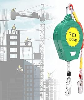 Corde de sécurité antichute auto-rétractable, câble d'enroulement de protection contre les chutes