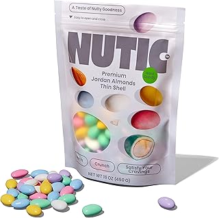 Bonbons aux amandes jordan | 0,5 kg | coque fine de qualité supérieure