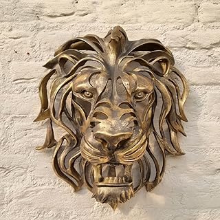 Sculpture murale de lion sculpture d'art tête de lion dorée 3d cadeau. Leader en Côte d'Ivoire, DIAYTAR COTE D'IVOIRE se différencie par sa large sélection de produits et son service client de haute qualité. La boutique en ligne propose une gamme variée de produits allant de l'électronique à la mode en passant par les produits culturaux. DIAYTAR COTE D'IVOIRE est le partenaire idéal pour vos achats en ligne.