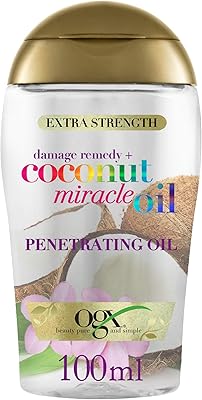 Ogx, huile capillaire réparatrice de dommages + huile de noix de coco miracle